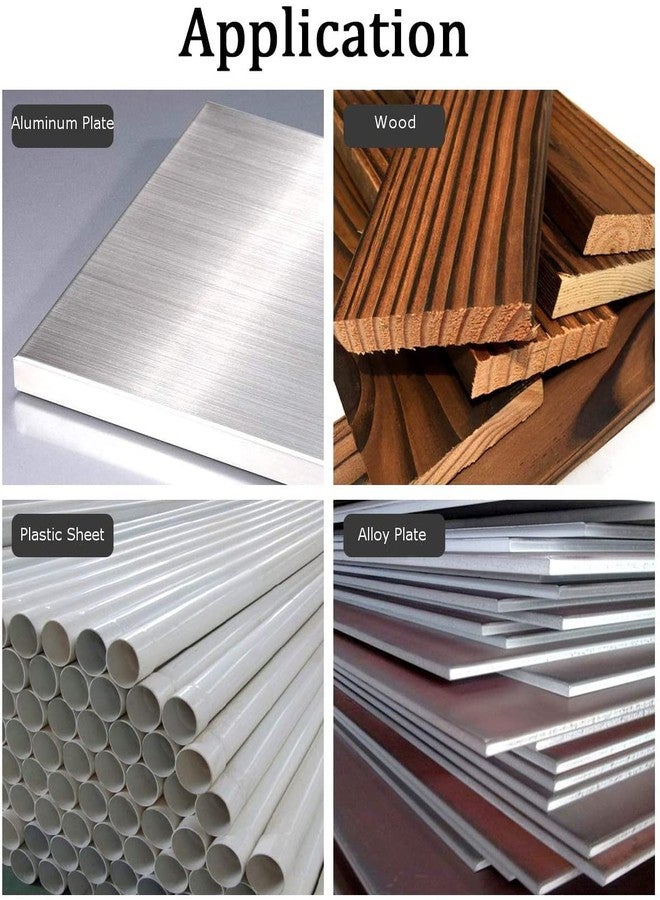 uptodateproducts مجموعة مثقاب HSS مكونة من 6 قطع لقطع وثقب المعادن المصنوعة من الفولاذ المقاوم للصدأ، من 12 مم إلى 22 مم - Image 5